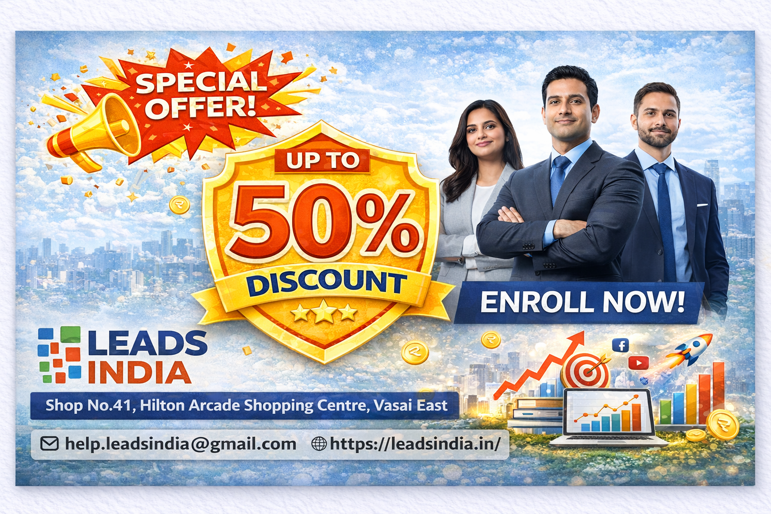 LeadsIndia design preview